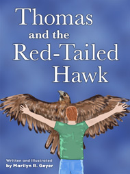 Thomas and the Red-Tailed Hawk book cover - A spiritual journey